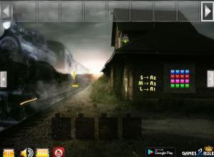 Rusty train station escape soluce