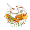 669 - Gâteaux de Noël - Signature, blinkie, gif animé