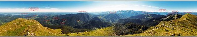 Panorama 360° sur les Pyrénées et la plaine de la Garonne vues du Pic de Cagire (1912 m), le belvédère du Haut-Comminges - 31 
