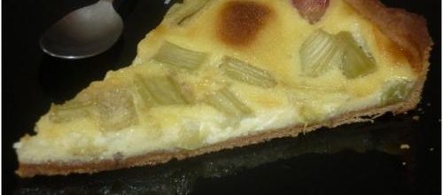 Tarte à la rhubarbe