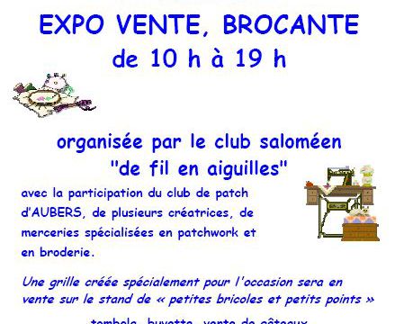 Brocante de brodeuse