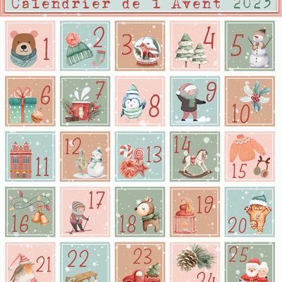 Calendrier de l'Avent sur "Au Bonheur des Cartes" # 2
