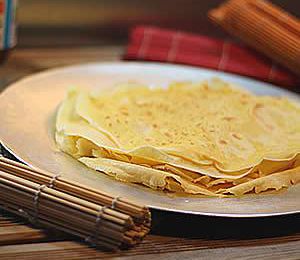 Crêpes allégées: préparation de la pâte