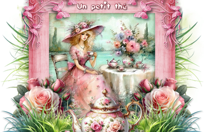 Carte Un petit thé - Bon Week-end