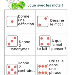 Jouons avec les mots !
