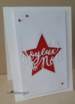 Scrap carte de Noël