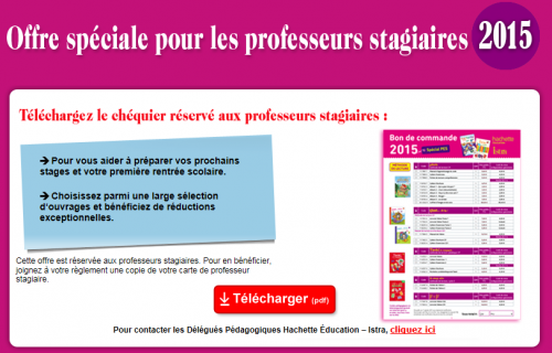 Chéquier de réduction PES