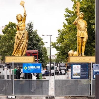 Recyclage de statues.