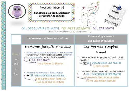 Progression Math GS 2019/2020 P2