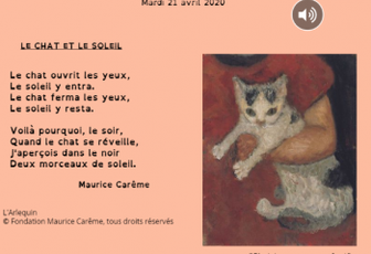 Un peu de poésie...