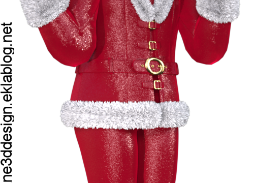 Image fillette de Noël (tube-render)