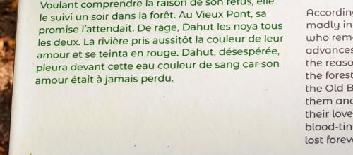 Quand le chaos est à Huelgoat : Le pont rouge