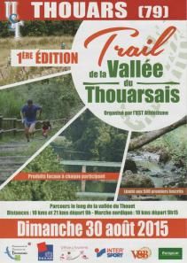 Trail de la Vallée du Thouarsais - Thouars(79) - Dimanche 30 août 2015