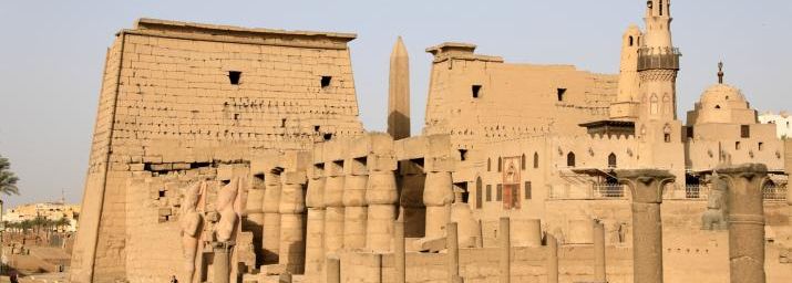 Le temple d'Amon à Louxor, Thèbes, Egypte 