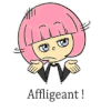 Colère, ras le bol, gif signature animes, blinkie