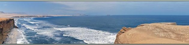 Panoramas vers la plage Yumaque - Réserve de Paracas - Pisco - Pérou