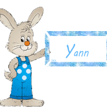 149 Le lapin bleu