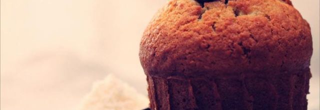 Muffins au coco et à la Pralinoise