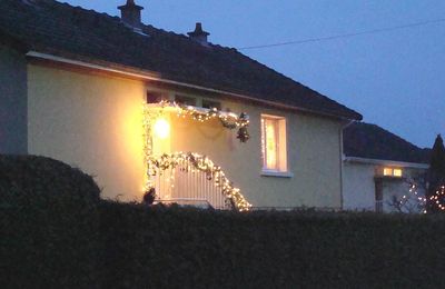 Maison illuminée...