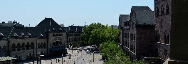 Metz / Au dessus de la gare depuis l'hôtel Alerion...