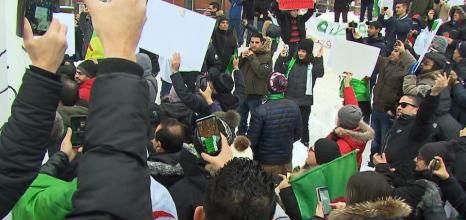 Manifestation contre le 5e mandat à Montréal 24 02 2019