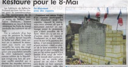 La cérémonie commémorative du 8 mai bien suivie