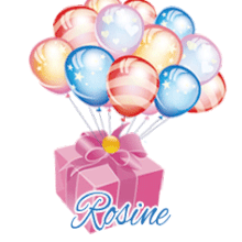 384 Cadeau ballon, gif animé, blinkie