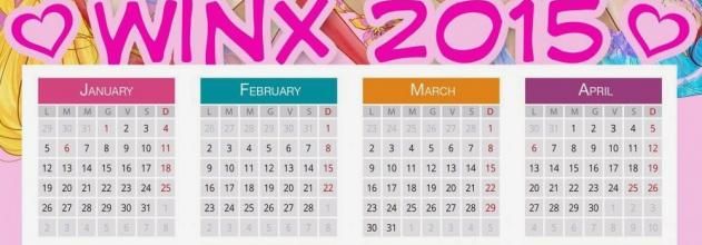Winx Club Saison 6 - Calendrier Mythix 2015