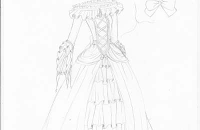 Robe bleu rêve.