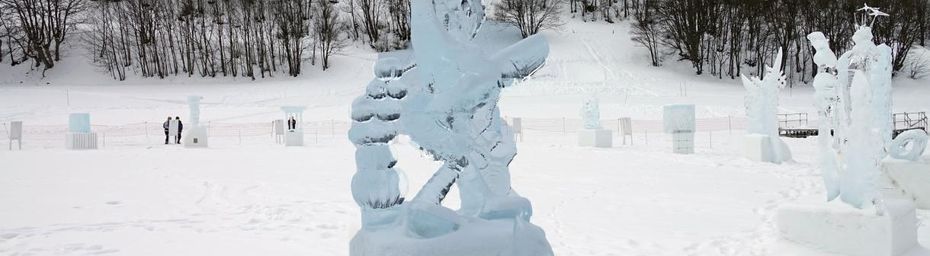 Valloire, des sculptures éphémères