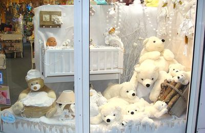Vitrine décorée...