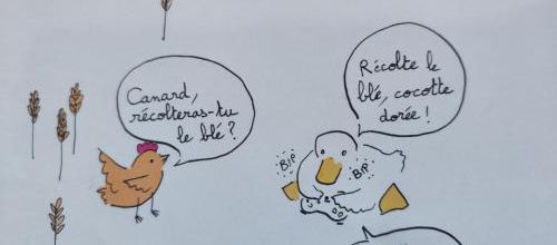 page 13 : le canard pas très motivé
