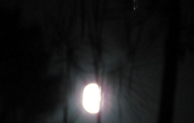 la lune à Soorts Hossegor