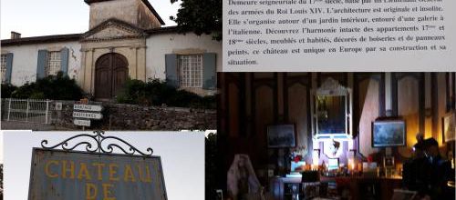 Visite du château de Gaujacq en nocturne