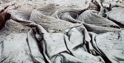  Cordes et draperies, coulée du Pu'u O'o,Hawaii
