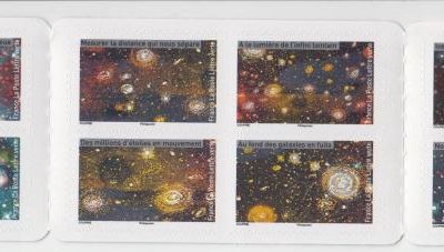 Carnet Timbres lettre verte "tutoyer les étoiles" 2021