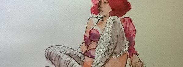 Mercredi - En lingerie. 