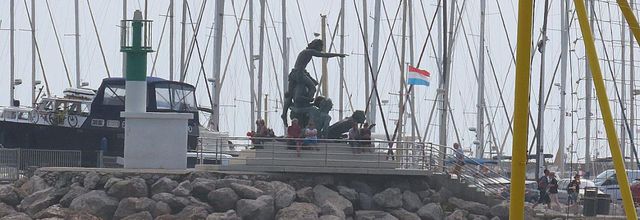 une sculpture à Palavas les Flots