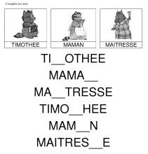 Timothée va à l'école