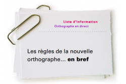 Orthographe rénovée