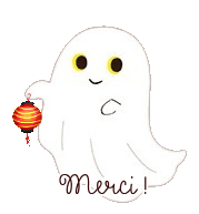 Halloween - Fantôme - mes p'tits mots