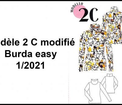 Top Mix de 2 tops Burda bis