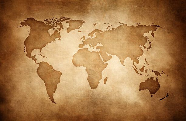 Fonds de carte monde