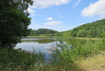 le lac de Chamboux en reflets