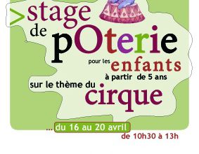 Stage de poterie durant les vacances d'avril