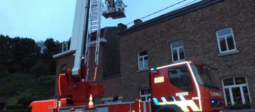 Nous attendons les pompiers pour les frelons