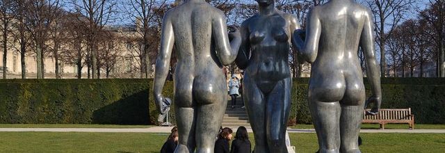 Jardin du Carrousel : Aristide Maillol : Les 3 Nymphes ou les 3 Grâces 