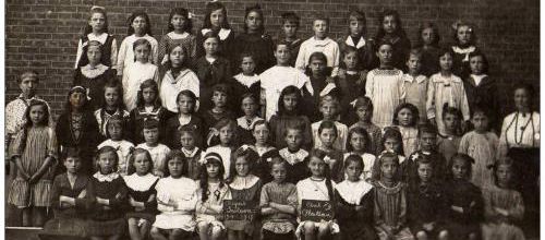 Ans - photo ancienne - repas scolaire 1914-1918