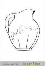 Coloriage le pot à lait