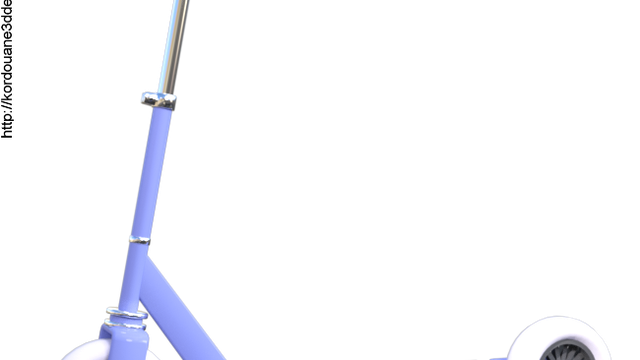 Tube de jouet : Trottinette (render-image)